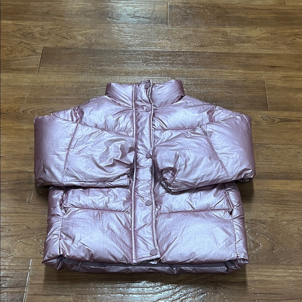 Zara Shiny Puffer Jacket